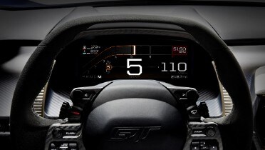 All-New Ford GT Supercar’s Digital Instrument Display 